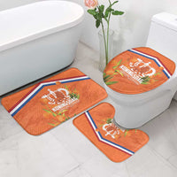 Koningsdag Netherlands King's Day Bathroom Set Oranje Boven Holland Tulips
