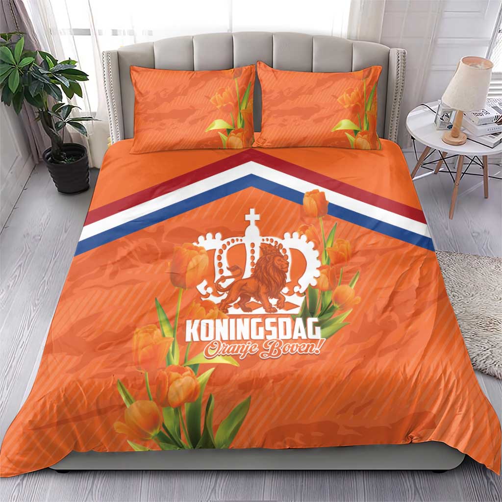 Koningsdag Netherlands King's Day Bedding Set Oranje Boven Holland Tulips