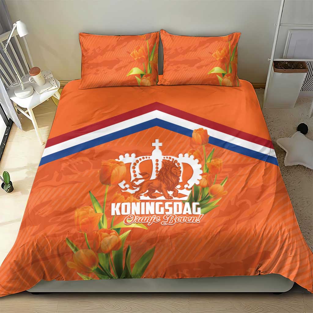 Koningsdag Netherlands King's Day Bedding Set Oranje Boven Holland Tulips