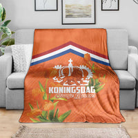Koningsdag Netherlands King's Day Blanket Oranje Boven Holland Tulips