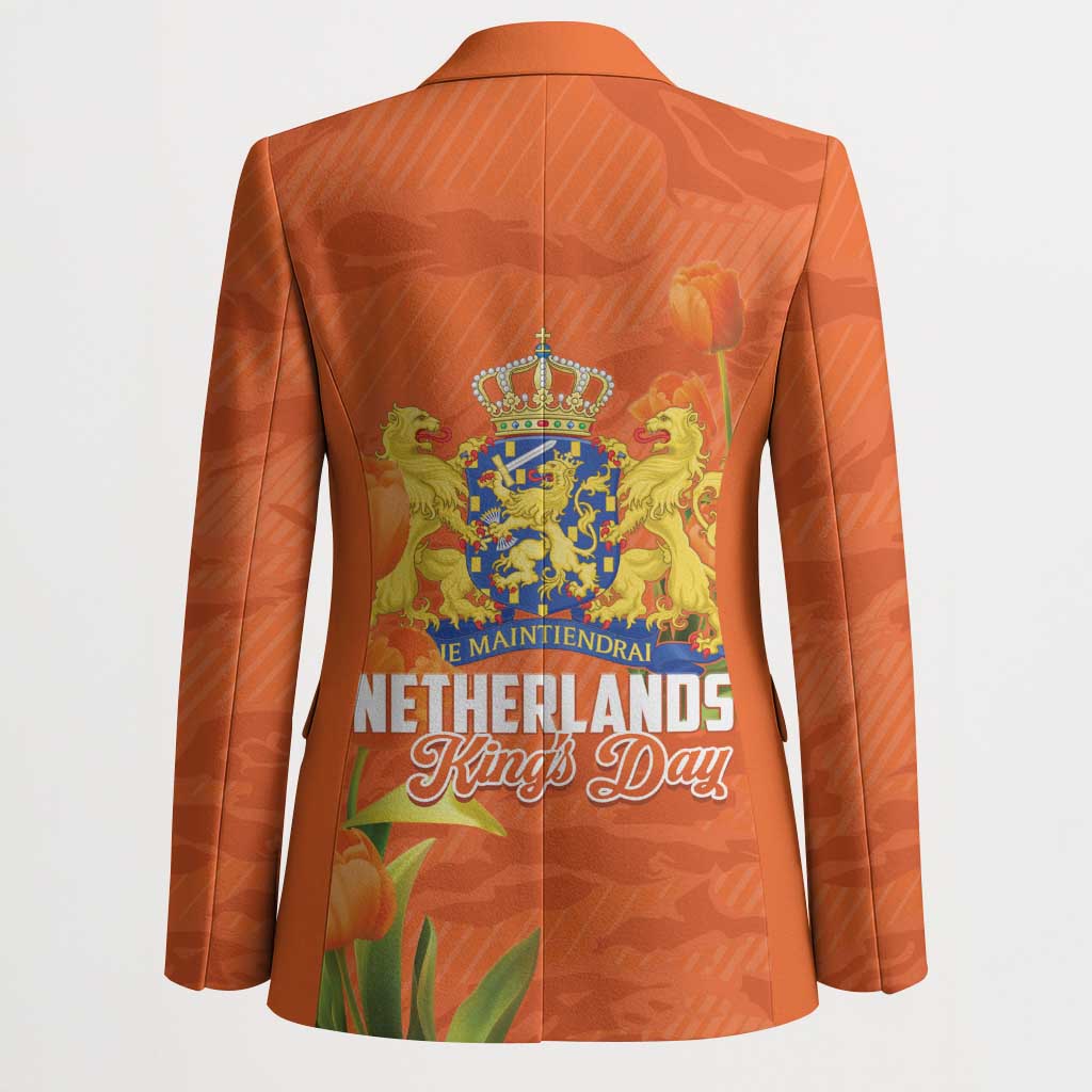 Koningsdag Netherlands King's Day Blazer Oranje Boven Holland Tulips
