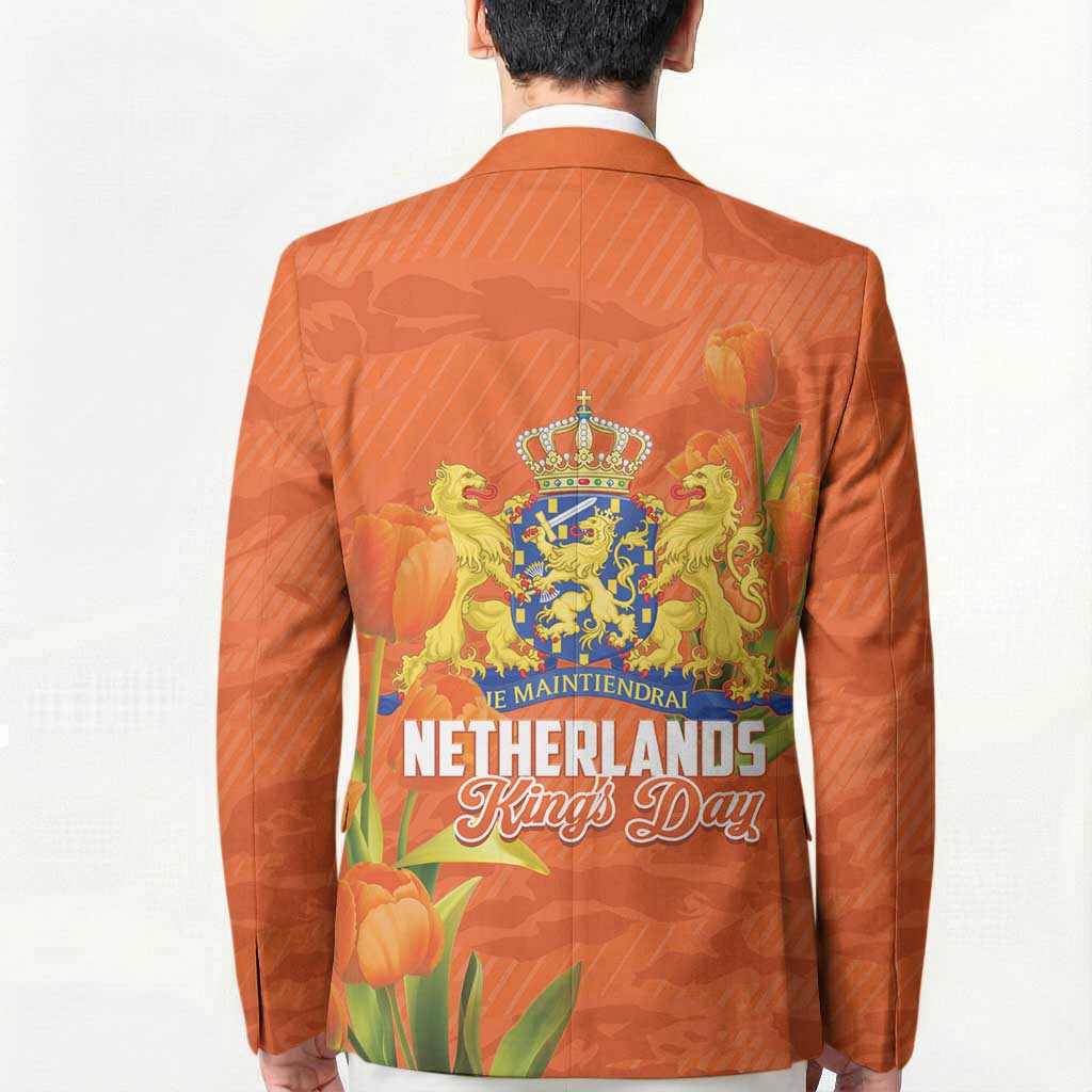 Koningsdag Netherlands King's Day Blazer Oranje Boven Holland Tulips