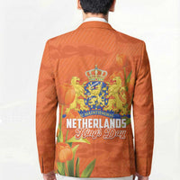 Koningsdag Netherlands King's Day Blazer Oranje Boven Holland Tulips