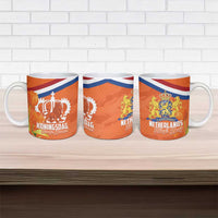 Koningsdag Netherlands King's Day Ceramic Mug Oranje Boven Holland Tulips