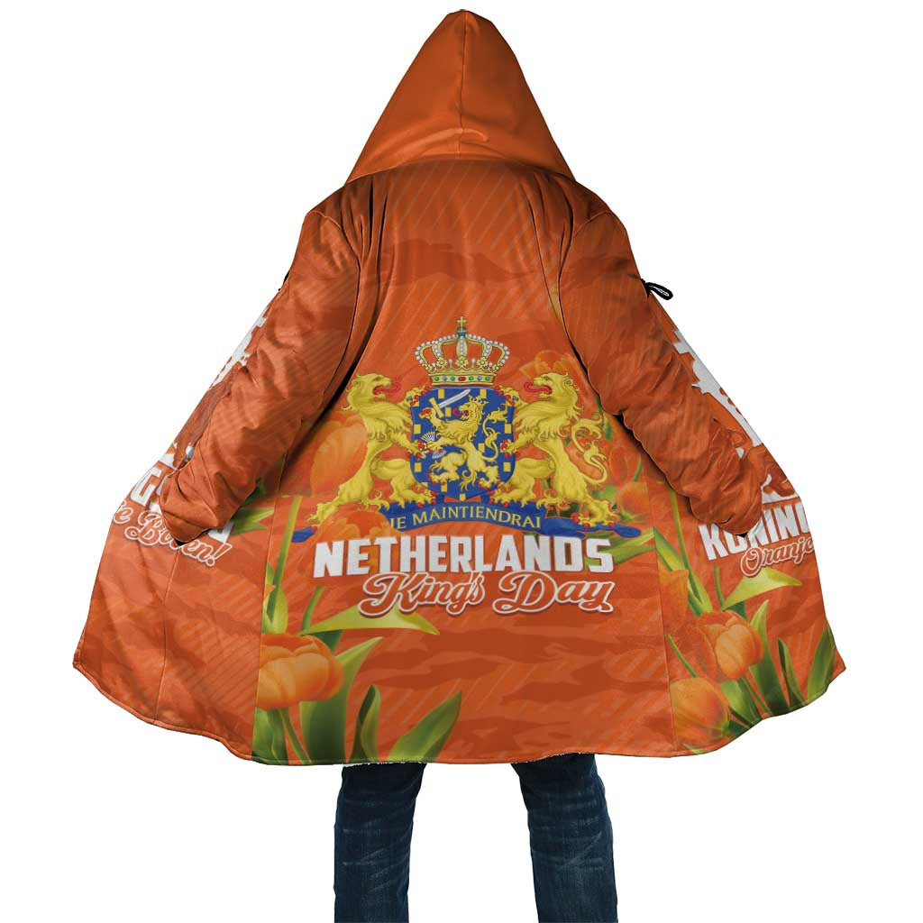Koningsdag Netherlands King's Day Cloak Oranje Boven Holland Tulips