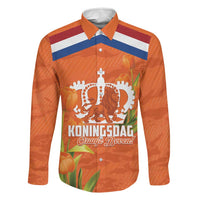 Koningsdag Netherlands King's Day Family Matching Off Shoulder Maxi Dress and Hawaiian Shirt Oranje Boven Holland Tulips