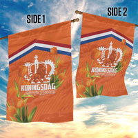Koningsdag Netherlands King's Day Garden Flag Oranje Boven Holland Tulips