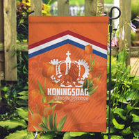 Koningsdag Netherlands King's Day Garden Flag Oranje Boven Holland Tulips