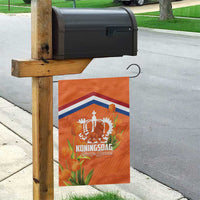 Koningsdag Netherlands King's Day Garden Flag Oranje Boven Holland Tulips