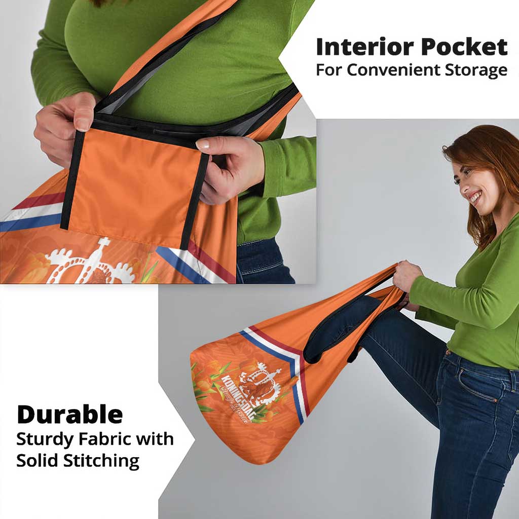 Koningsdag Netherlands King's Day Grocery Bag Oranje Boven Holland Tulips
