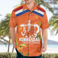 Koningsdag Netherlands King's Day Hawaiian Shirt Oranje Boven Holland Tulips