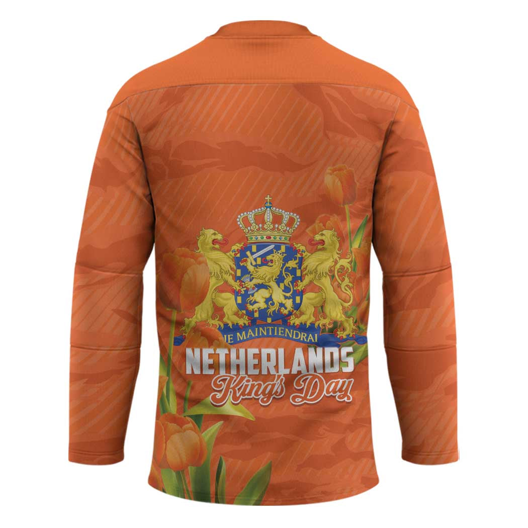 Koningsdag Netherlands King's Day Hockey Jersey Oranje Boven Holland Tulips