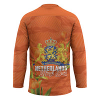 Koningsdag Netherlands King's Day Hockey Jersey Oranje Boven Holland Tulips