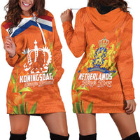 Koningsdag Netherlands King's Day Hoodie Dress Oranje Boven Holland Tulips