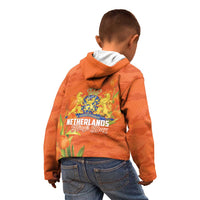 Koningsdag Netherlands King's Day Kid Hoodie Oranje Boven Holland Tulips