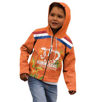 Koningsdag Netherlands King's Day Kid Hoodie Oranje Boven Holland Tulips