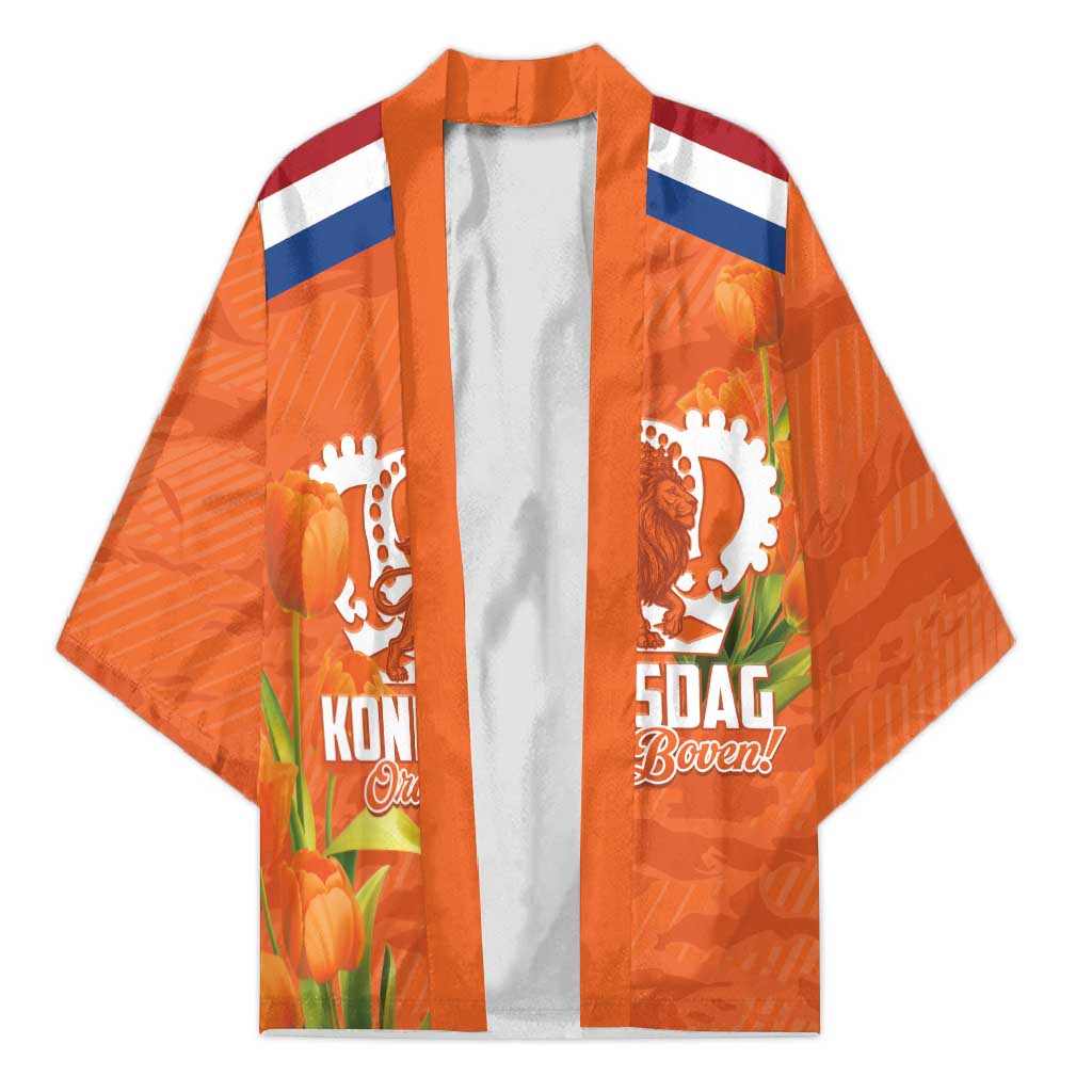 Koningsdag Netherlands King's Day Kimono Oranje Boven Holland Tulips