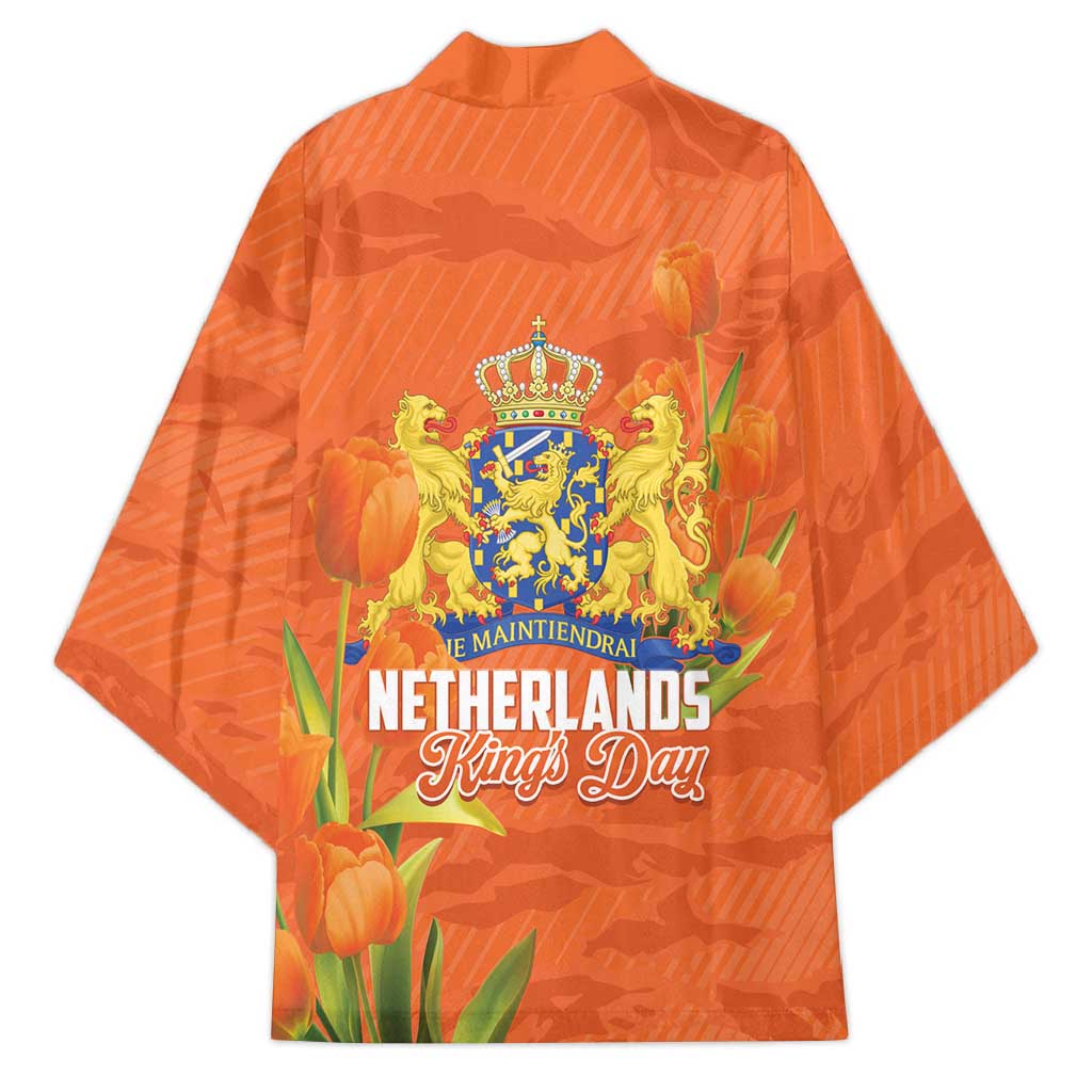 Koningsdag Netherlands King's Day Kimono Oranje Boven Holland Tulips