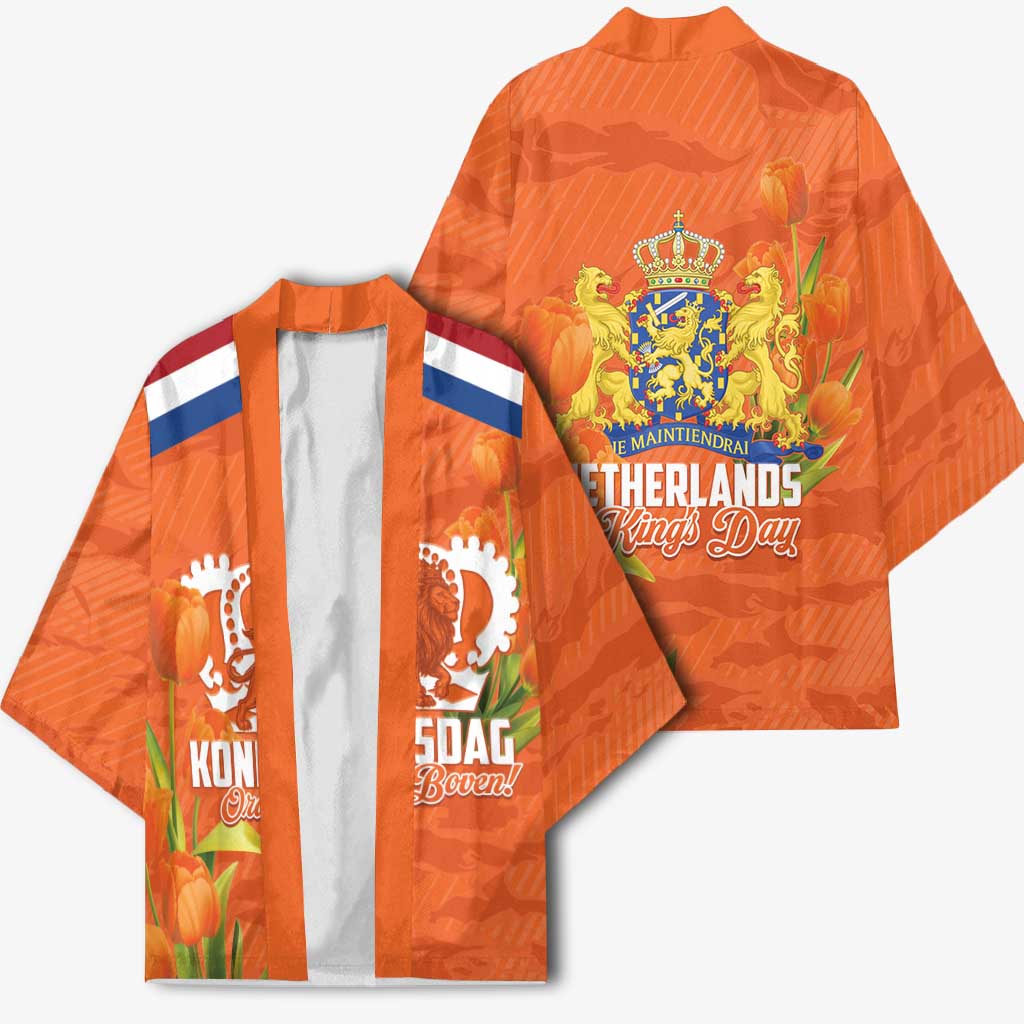 Koningsdag Netherlands King's Day Kimono Oranje Boven Holland Tulips