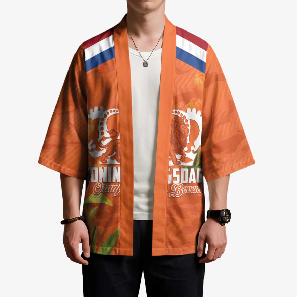 Koningsdag Netherlands King's Day Kimono Oranje Boven Holland Tulips