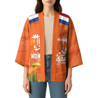 Koningsdag Netherlands King's Day Kimono Oranje Boven Holland Tulips