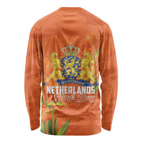 Koningsdag Netherlands King's Day Long Sleeve Shirt Oranje Boven Holland Tulips