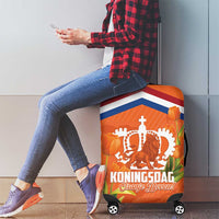 Koningsdag Netherlands King's Day Luggage Cover Oranje Boven Holland Tulips