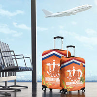 Koningsdag Netherlands King's Day Luggage Cover Oranje Boven Holland Tulips