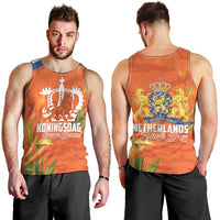 Koningsdag Netherlands King's Day Men Tank Top Oranje Boven Holland Tulips