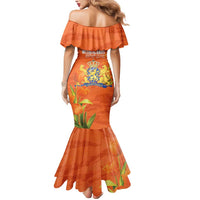 Koningsdag Netherlands King's Day Mermaid Dress Oranje Boven Holland Tulips