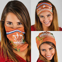 Koningsdag Netherlands King's Day Neck Gaiter Oranje Boven Holland Tulips