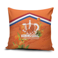 Koningsdag Netherlands King's Day Pillow Cover Oranje Boven Holland Tulips
