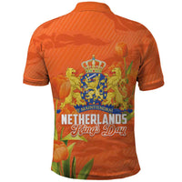 Koningsdag Netherlands King's Day Polo Shirt Oranje Boven Holland Tulips