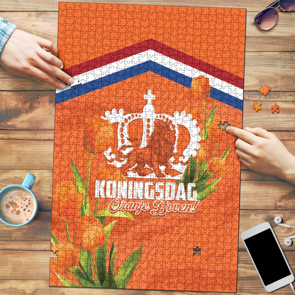 Koningsdag Netherlands King's Day Puzzle Oranje Boven Holland Tulips