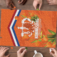 Koningsdag Netherlands King's Day Puzzle Oranje Boven Holland Tulips