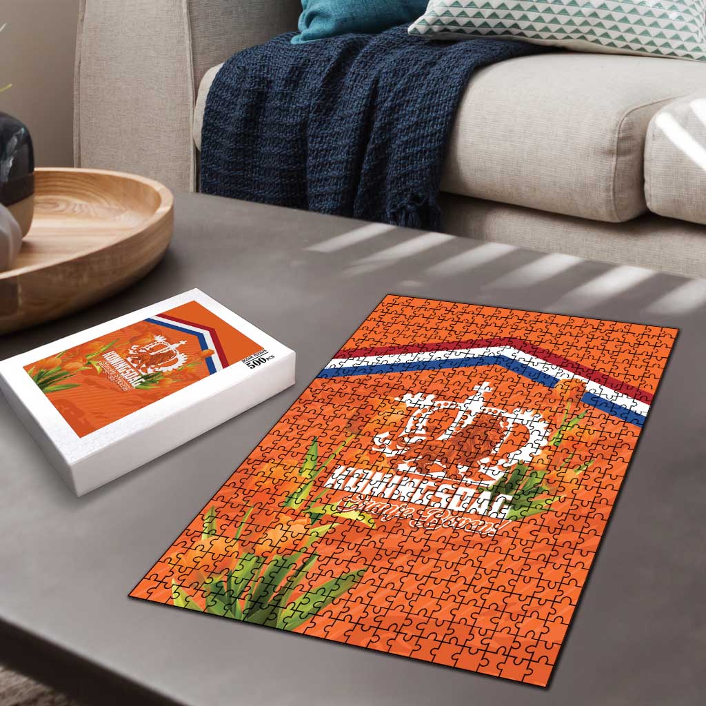 Koningsdag Netherlands King's Day Puzzle Oranje Boven Holland Tulips