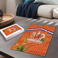 Koningsdag Netherlands King's Day Puzzle Oranje Boven Holland Tulips