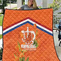 Koningsdag Netherlands King's Day Quilt Oranje Boven Holland Tulips