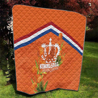 Koningsdag Netherlands King's Day Quilt Oranje Boven Holland Tulips