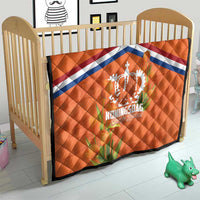 Koningsdag Netherlands King's Day Quilt Oranje Boven Holland Tulips