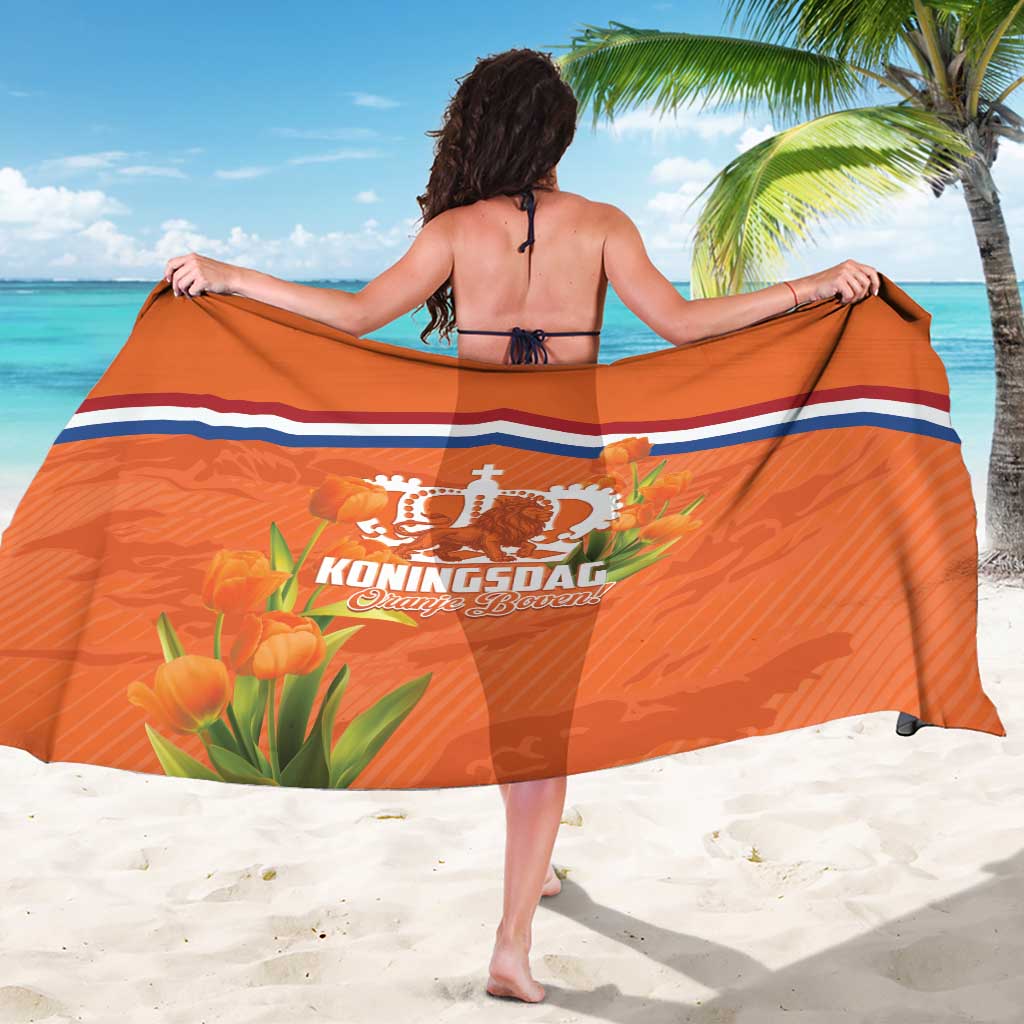 Koningsdag Netherlands King's Day Sarong Oranje Boven Holland Tulips