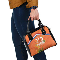 Koningsdag Netherlands King's Day Shoulder Handbag Oranje Boven Holland Tulips