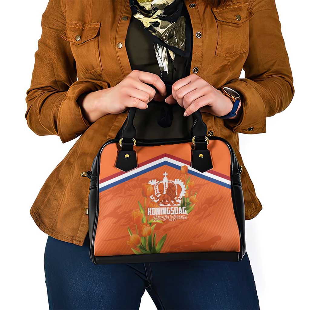 Koningsdag Netherlands King's Day Shoulder Handbag Oranje Boven Holland Tulips