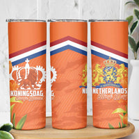 Koningsdag Netherlands King's Day Skinny Tumbler Oranje Boven Holland Tulips