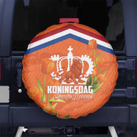 Koningsdag Netherlands King's Day Spare Tire Cover Oranje Boven Holland Tulips