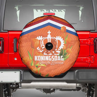 Koningsdag Netherlands King's Day Spare Tire Cover Oranje Boven Holland Tulips