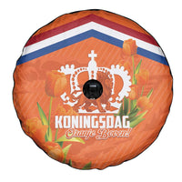 Koningsdag Netherlands King's Day Spare Tire Cover Oranje Boven Holland Tulips