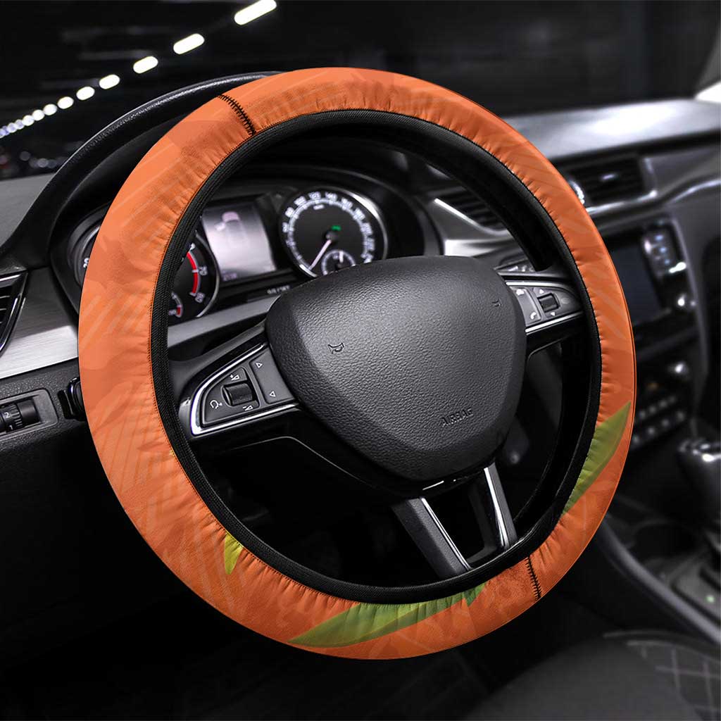 Koningsdag Netherlands King's Day Steering Wheel Cover Oranje Boven Holland Tulips
