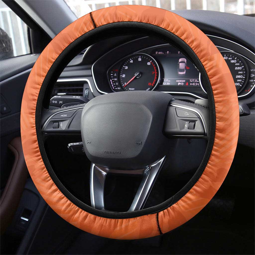 Koningsdag Netherlands King's Day Steering Wheel Cover Oranje Boven Holland Tulips