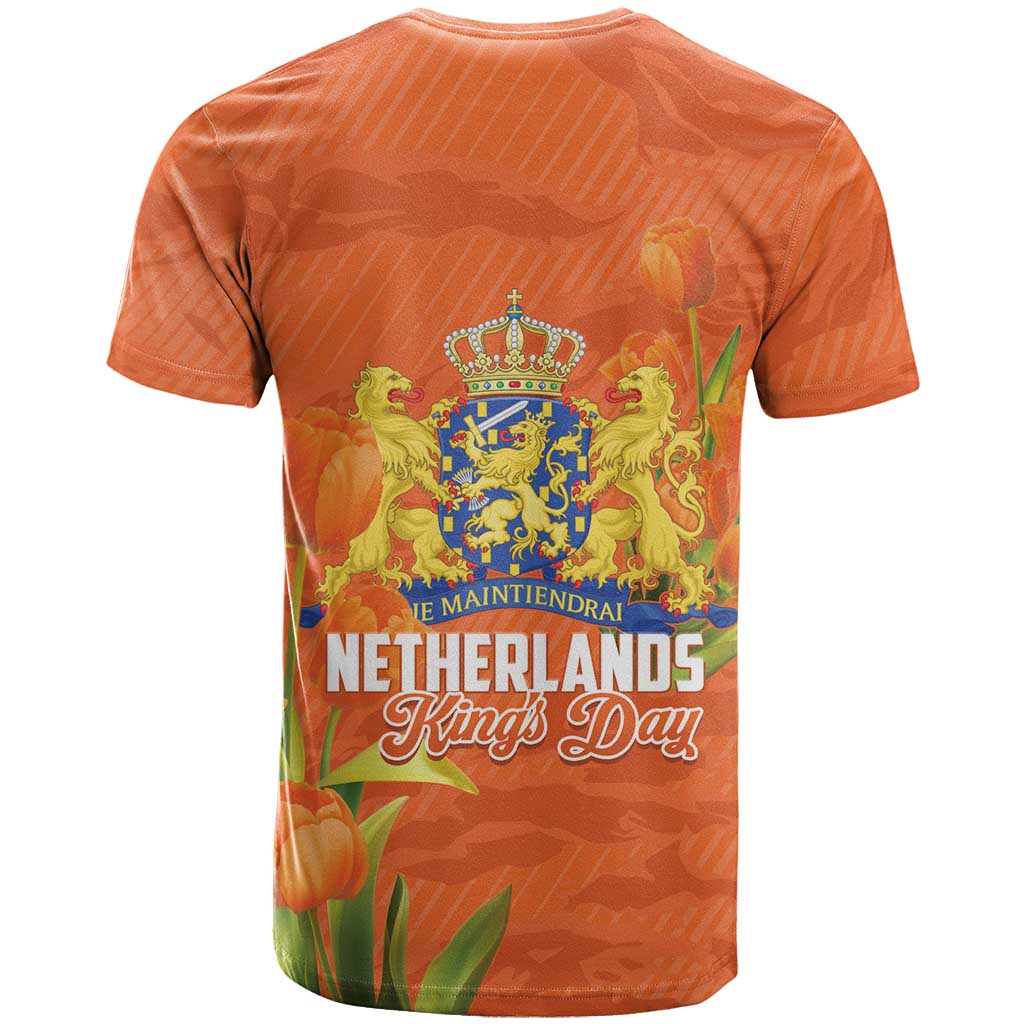 Koningsdag Netherlands King's Day T Shirt Oranje Boven Holland Tulips